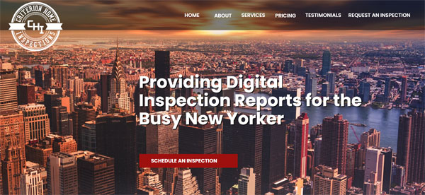 home inspection landing page 